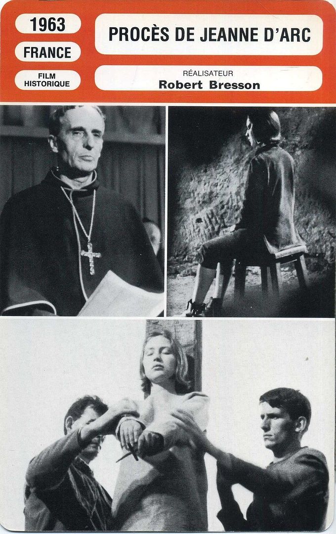 Le Procès De Jeanne D Arc Bresson Francomac™: Bresson-1962-Procès de Jeanne d'Arc